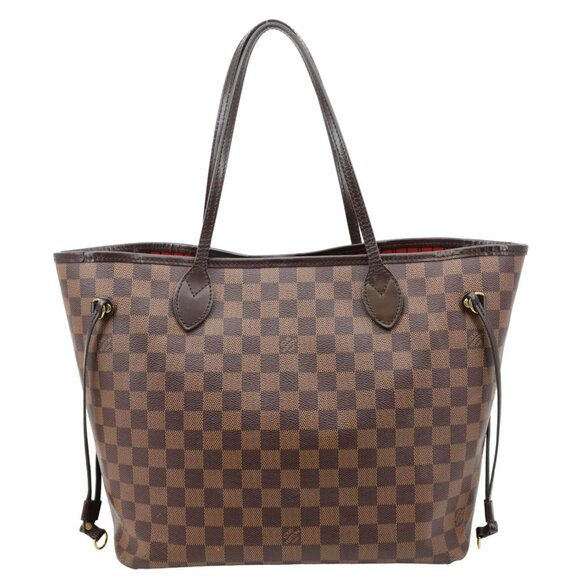 Louis Vuitton  Neverfull MM Damier Ebene Tote Bag Brown - Picture 4 of 16